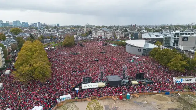 amsterdamda gazzeye destek mitingi z47el83a