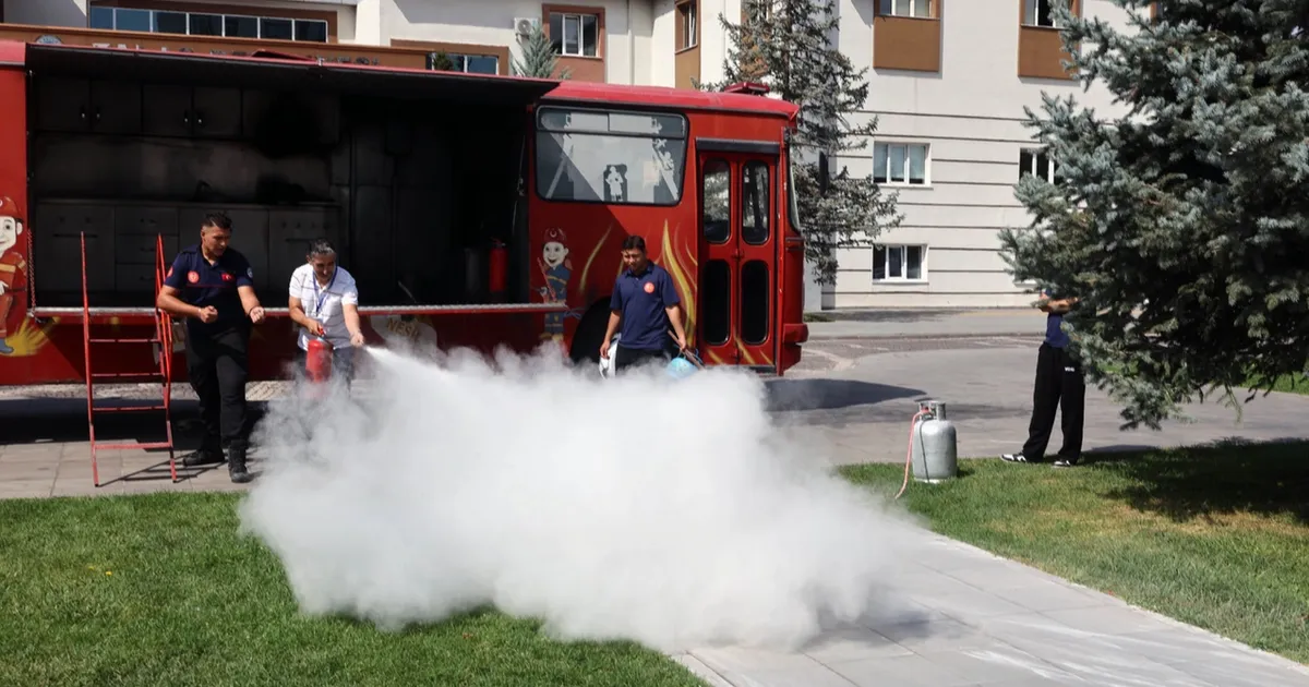 kayseri talas personeline yangin egitimi sYr27UZS