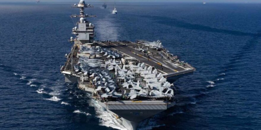 ABD’nin Dev Uçak Gemisi Girit’e Ulaştı, Bölgedeki Gerilim Artıyor